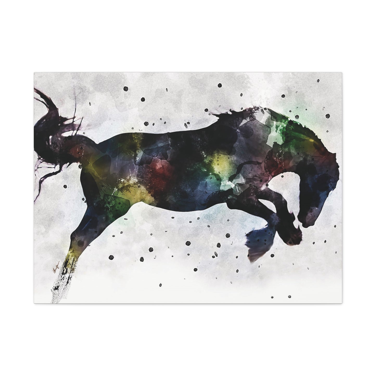 Horse Attitude - Standard Unembellished Canvas Gallery Wrap